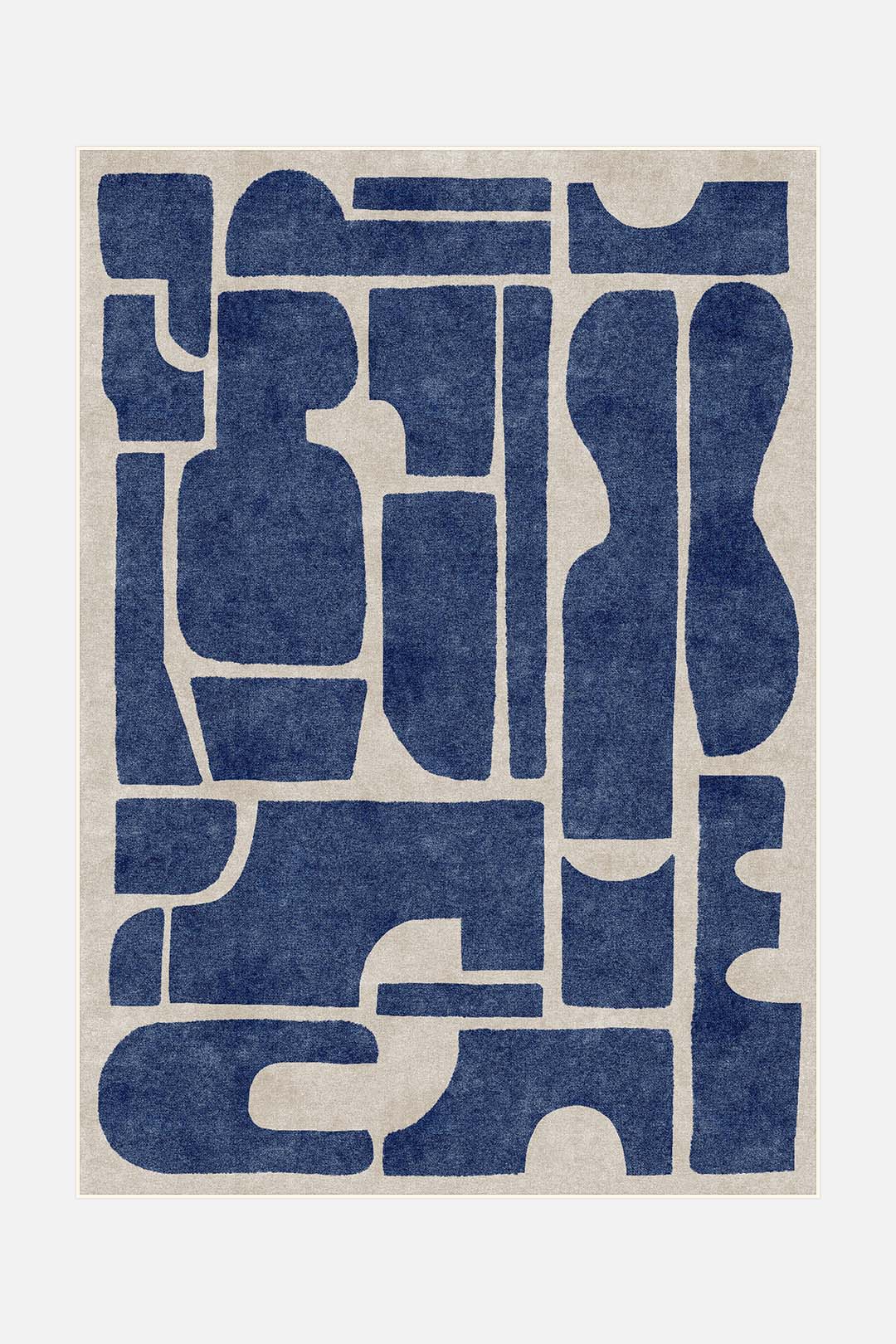 Blauwe vloerkleden